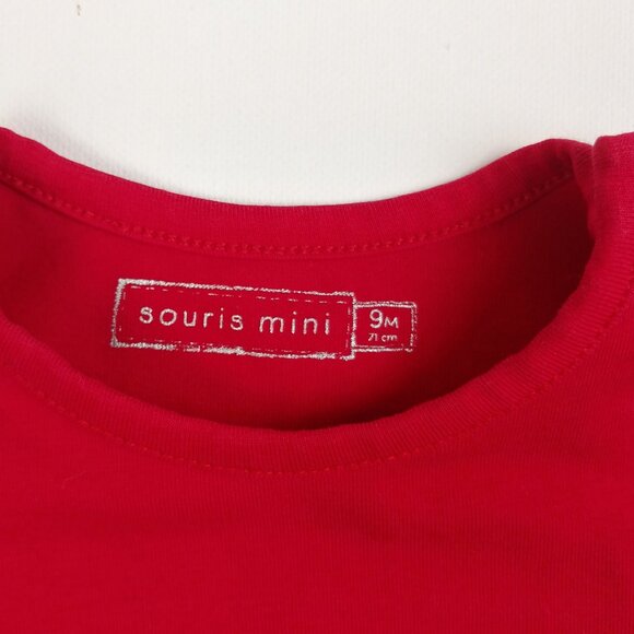 Souris Mini Red Tulle Hem Dress size 9 Months - Picture 9 of 11
